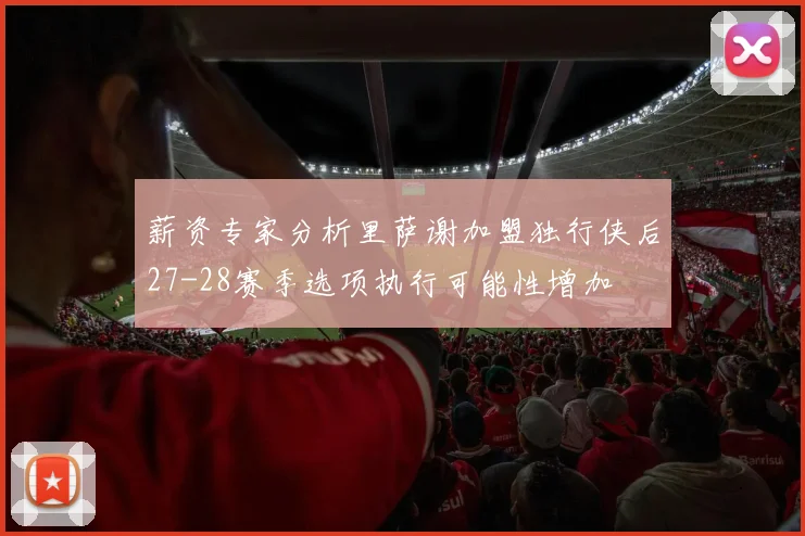 薪资专家分析里萨谢加盟独行侠后27-28赛季选项执行可能性增加